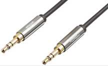 Cablu audio auxiliar Amazon Basics de 3,5 mm