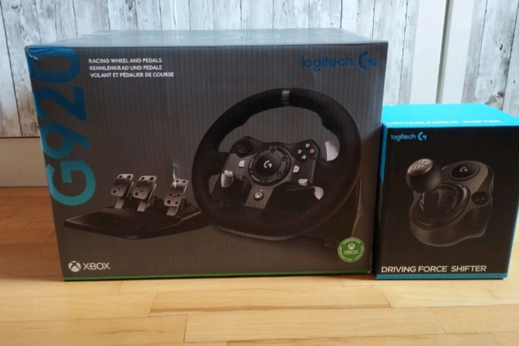 Logitech G920 + Shifter Гаранция 2 год.