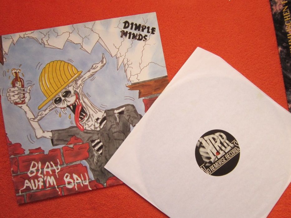 vinil rar Dimple Minds ‎Blau Auf'm Bau 1st Edition Germany 1988 PunkR