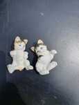 Set 2 pisicuțe ceramice decorative vintage
