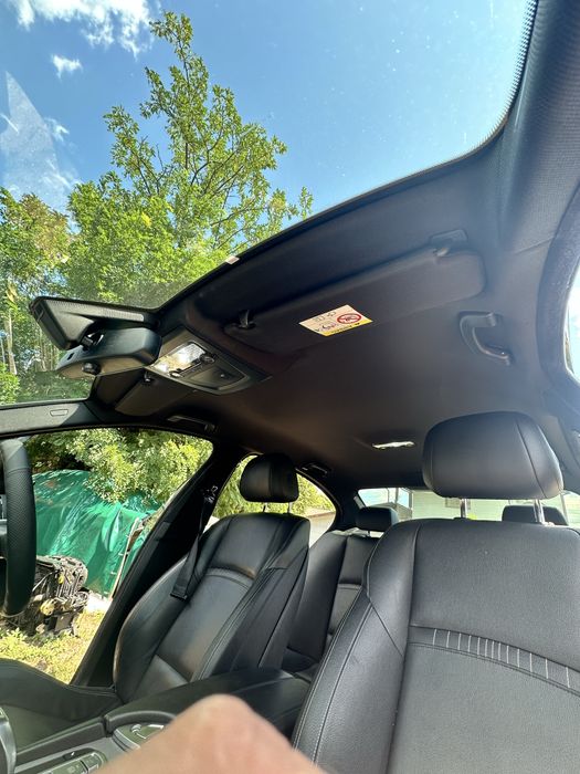 Plafon pavilion tapiterie M pachet negru complet BMW F10 F11fara trapa