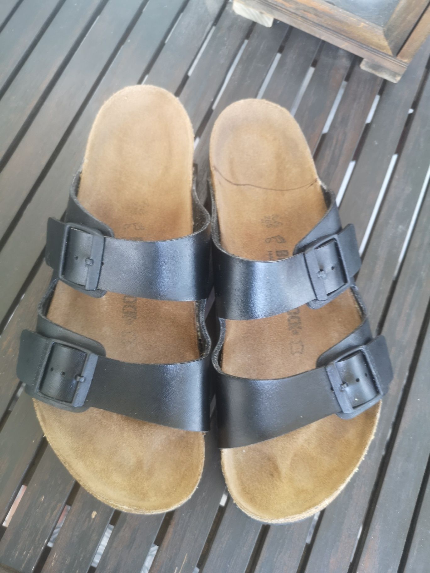Birkenstock, мъжки чехли еко кожа, номер 43