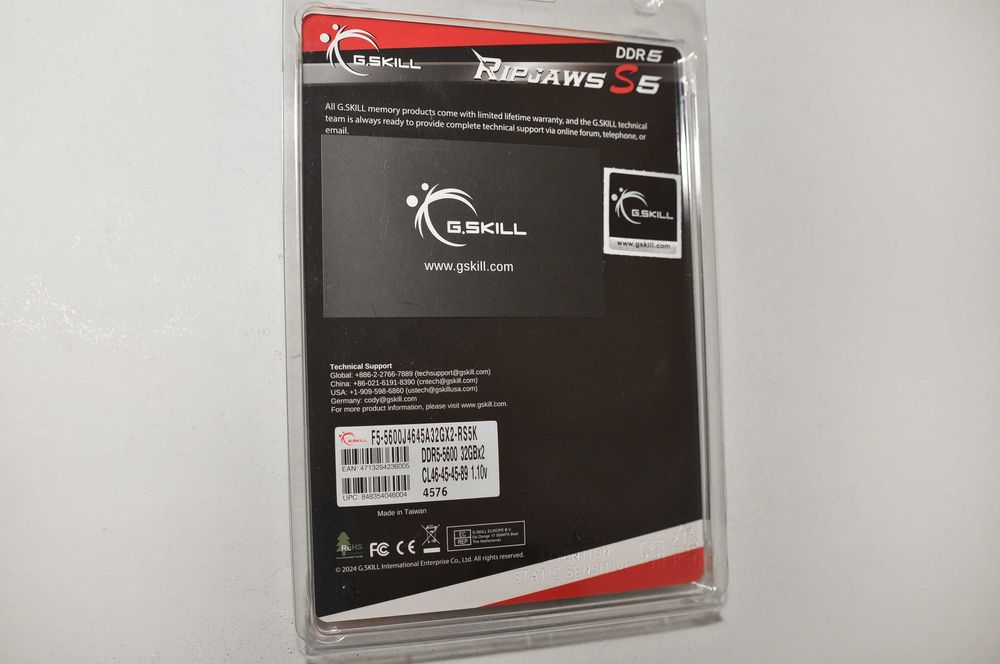 РАМ Памет G.SKILL 2x 32GB, DDR5, 5600 MHz - 64GB RAM