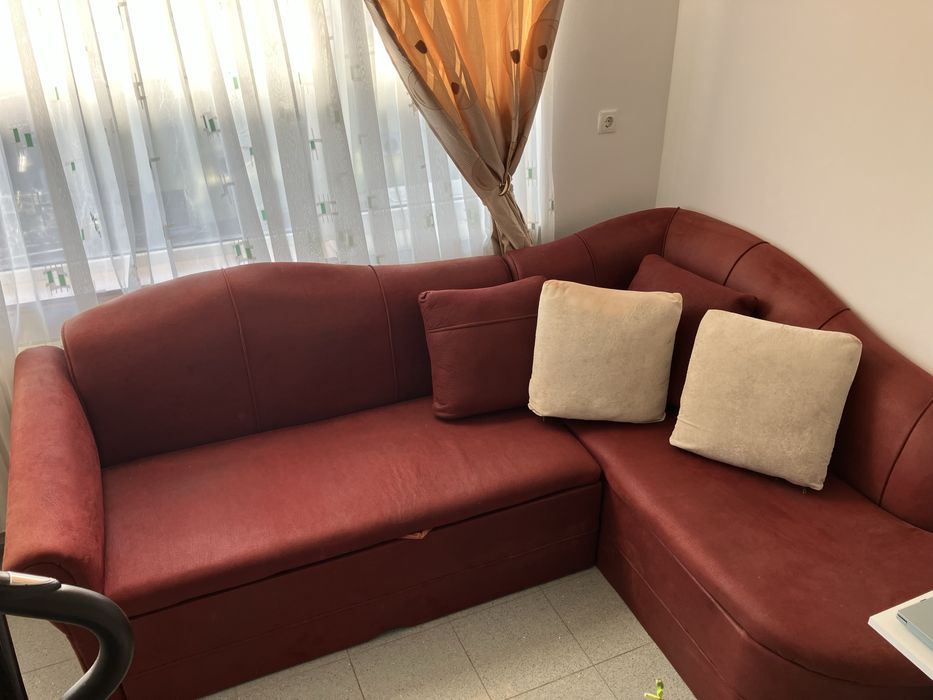 Ъглов разтегаем диван