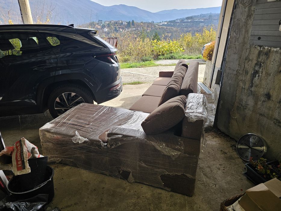 Ъглов Диван с функция сън