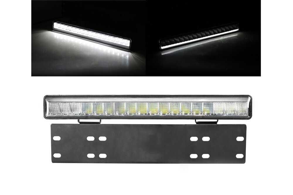 38см LED Бар Със Стойка За Номер С Три Функции 55W, 4768lm, 12V - 24V