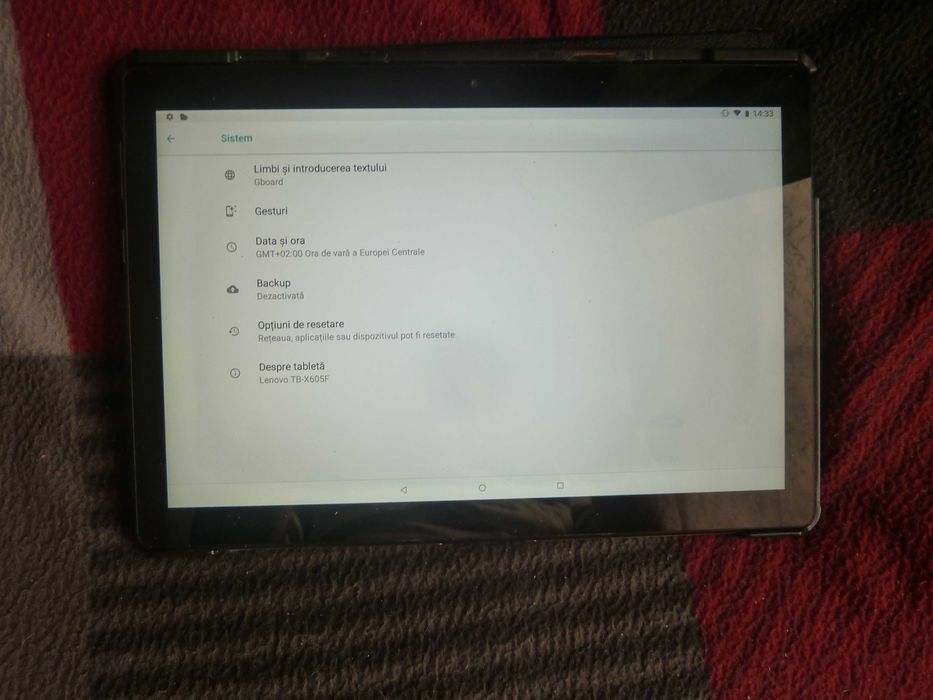 tableta lenovo M10 TBX605F,ram3gb/32gb,android8.1,stare foarte buna