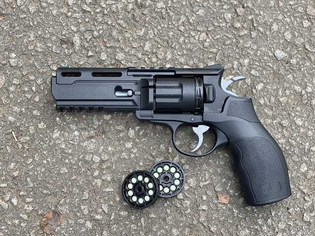 MODEL PUTERNIC!! Pistol Airsoft [MAX J!!] SEMI full metal AUTO cu CO2