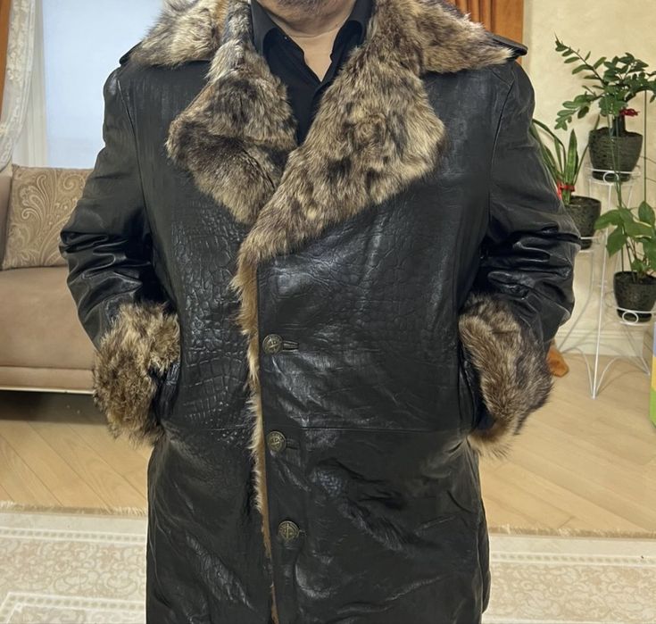 Мужская дубленка