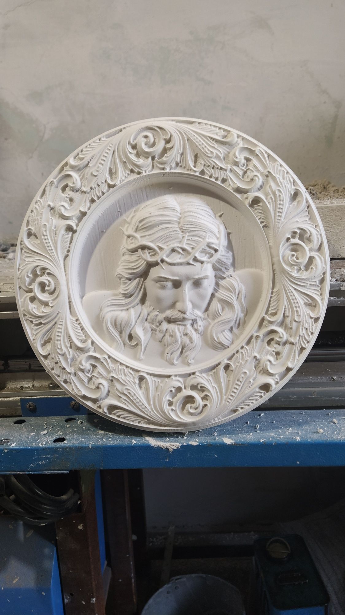 Икона Иисус Христос из гипса