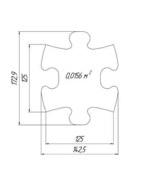 Set covorase ortopedice senzoriale puzzle - Mini Puzzle Muffik