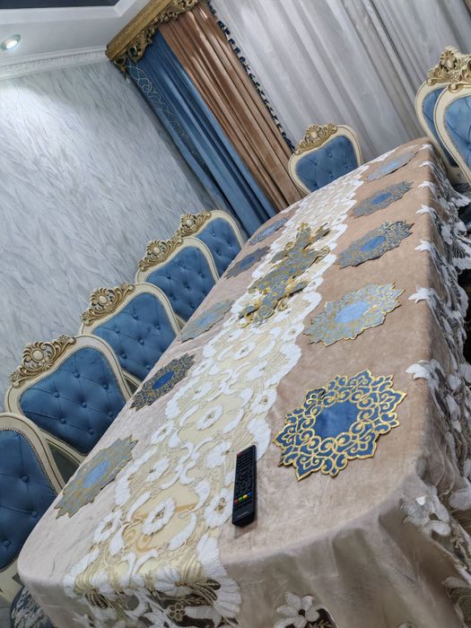 Mexmonxona uchun stol va stul 10 kishilik