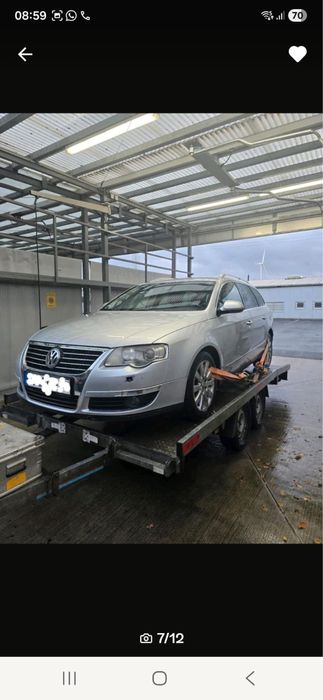 Fata completa bot complet vw Passat B6 LA7W gri metalizat