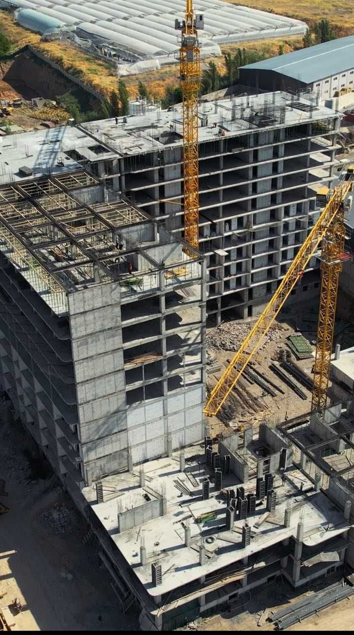 Новостройка на этапе строительства 54м2-42.300$ 2х комнатная