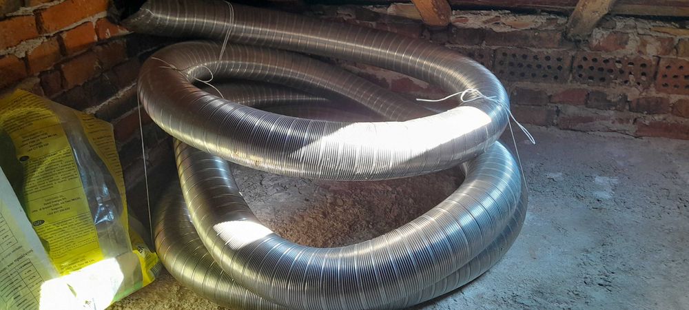 Неръждаем гъвкав димоотвод Ф120