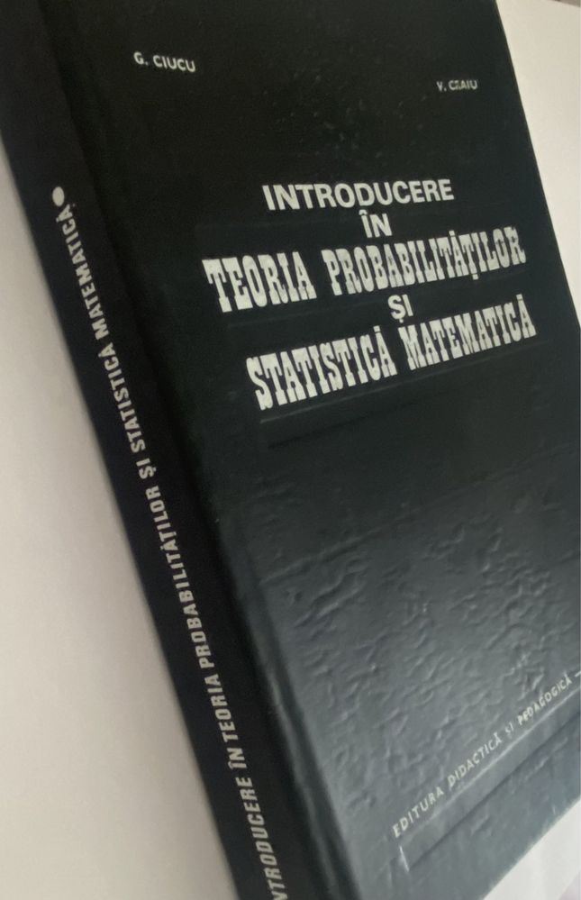 G. Ciucu-teoria probabilitatilor/statistica matematica,1971