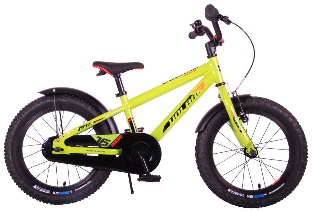 Bicicleta Volare Rocky pentru baieti, 16 inch, culoare verde, frana de