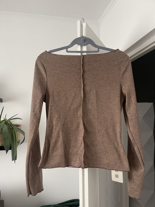 Bluza maneca lunga maro