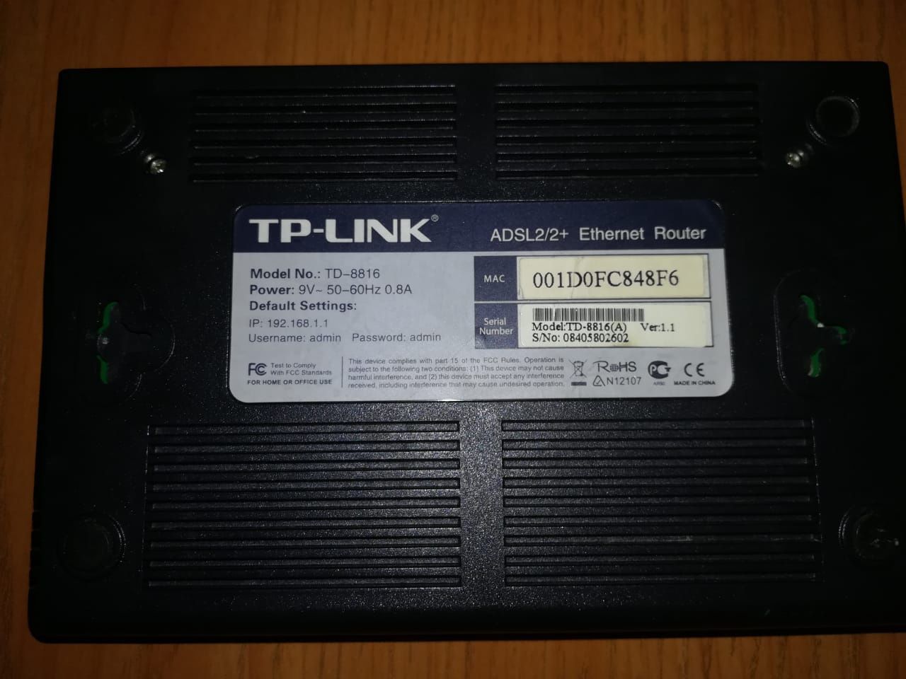 Продам Модем TP-LINK TD-8816