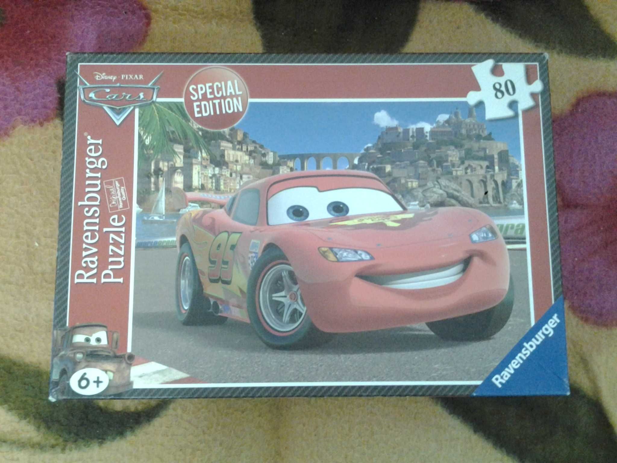 Disney Cars McQueen Ravensburger Puzzle copii 80 piese +6