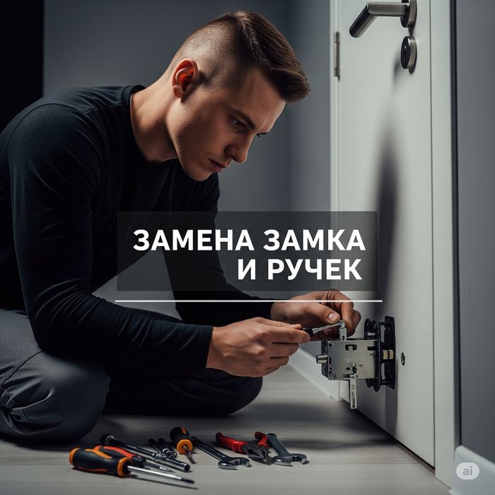 Замена замка и ручек. Взлом и вскрытие. Замена сердцевины замка Астана