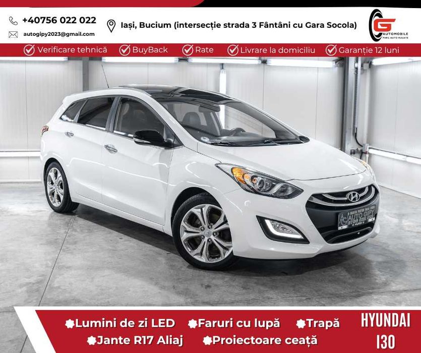 Hyundai I30 Fab2014 Diesel Euro5 Climatronic Navi Xenon Cameră Piele