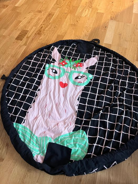 Play&GO Lama – Saltea activitati bebe/Sac depozitare jucarii