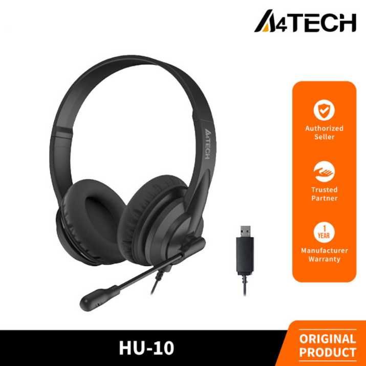 Наушник A4Tech HU-10 — для работы, обучения и звонков