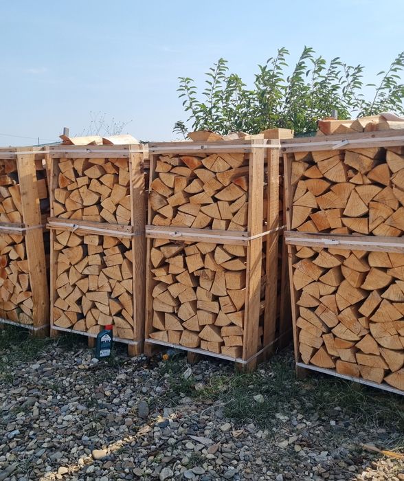 Lemne de foc taiate sparte fag paletizate