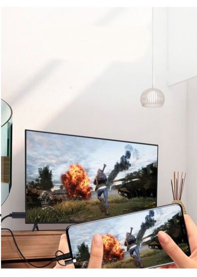 3в1 HDTV адаптерен кабел USBC/micro-usb/lightning към HDMI,IOS/ANDROID