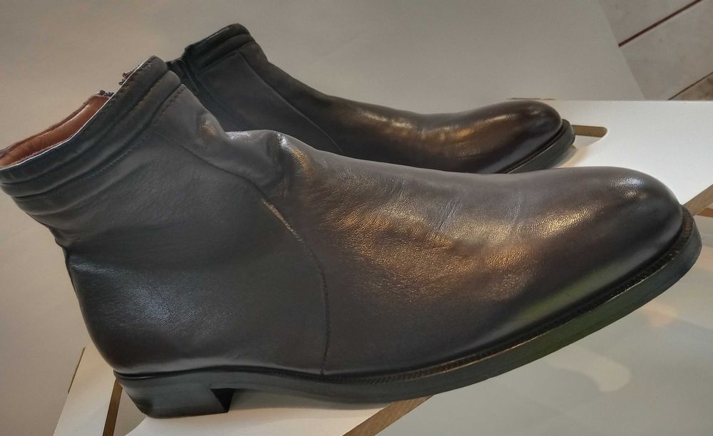 Ghete jodhpur lucrate manual de luc Georgio Venutti Italy 45 piele