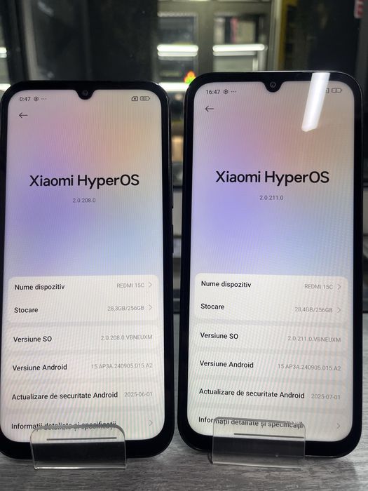 Telefoane Redmi 15 C -256 Gb . Ca Nou