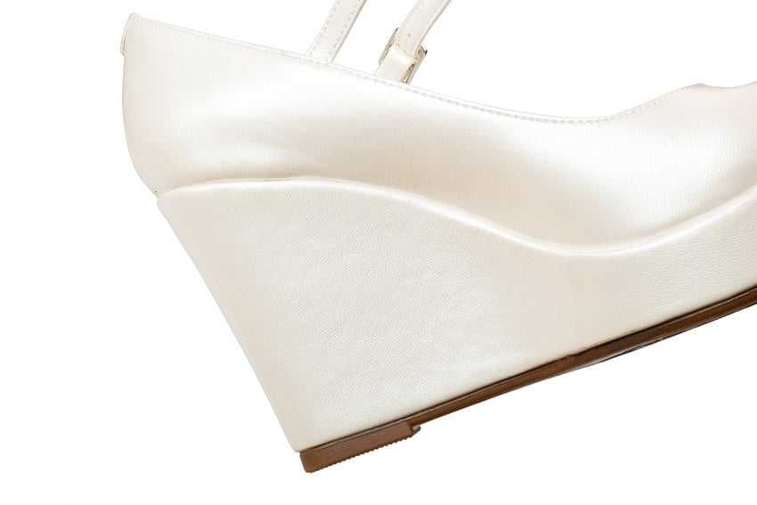 Pantofi mireasa Novias comozi din piele naturala