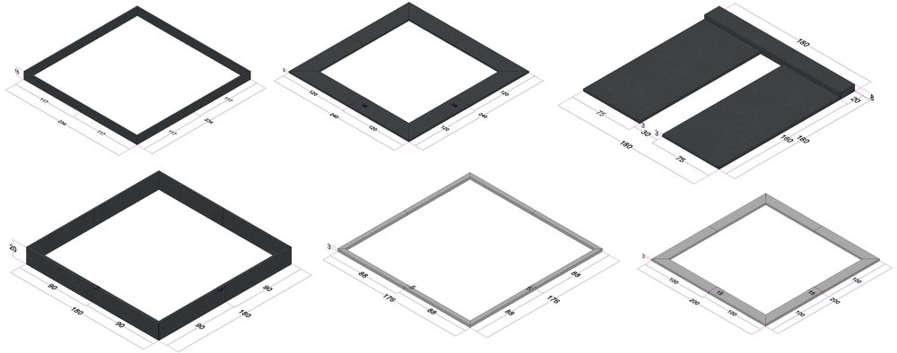 Monumente funerare-modelare și vizualizare 3D. Dimensiuni, gravură.