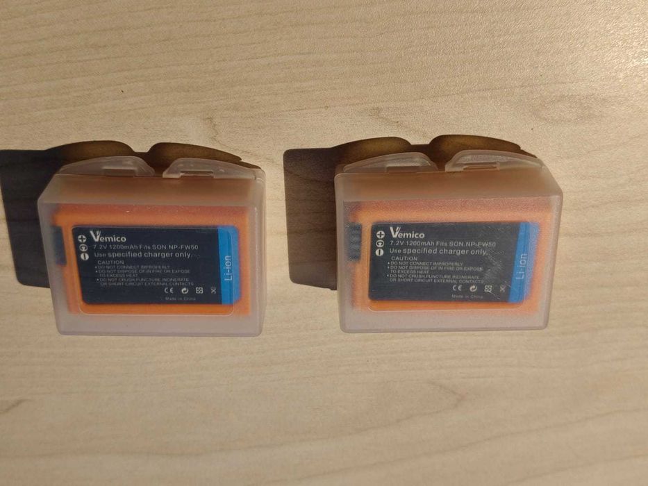 Baterii reîncărcabile NP-FW50 pentru Sony ZV-E10 A6000 A6300, A7, A7ii