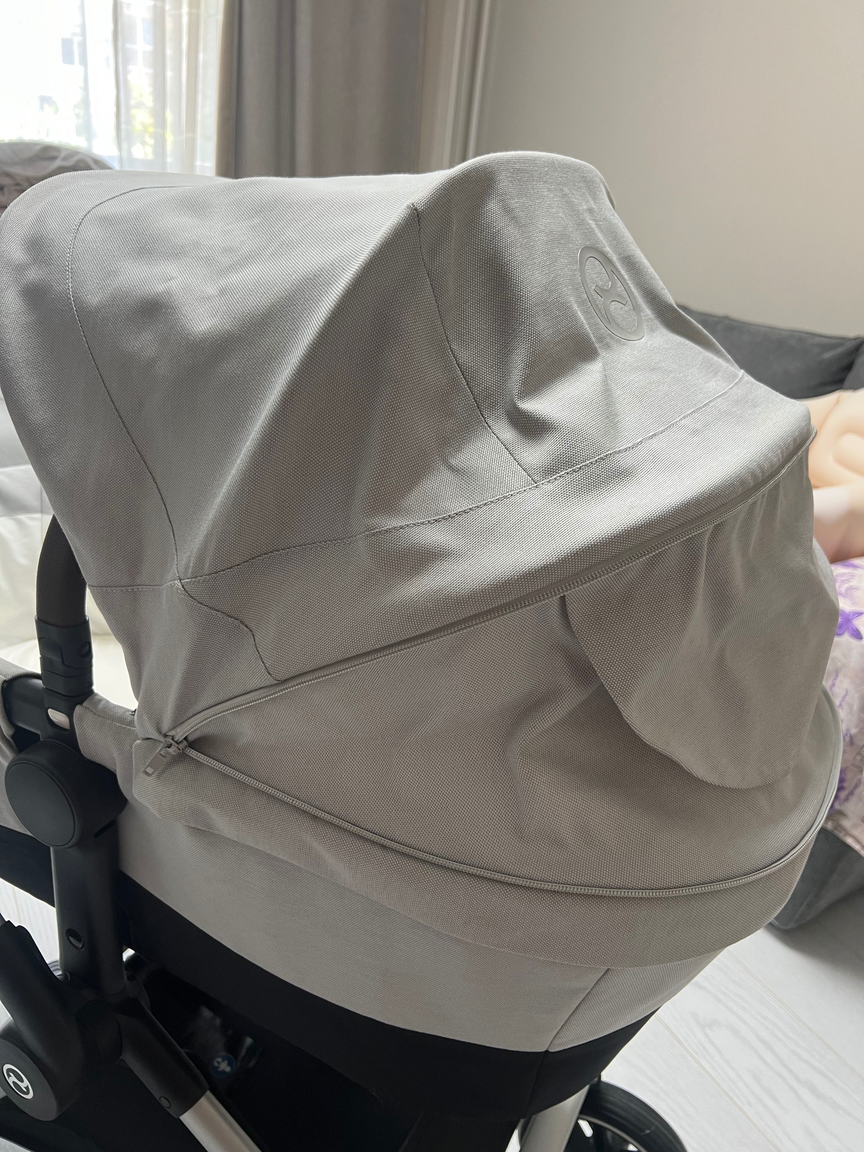 Cybex EOS LUX SLV LAVA GREY трансформираща се детска количка 2 в 1