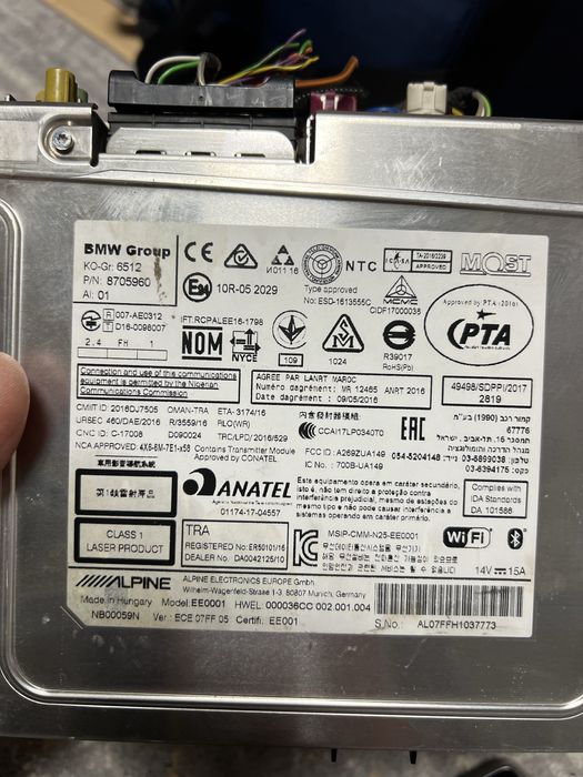 Vand navigatie bmw F45 F46 seria 2 touchscreen