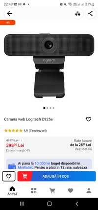 Camera web Logitech C925e