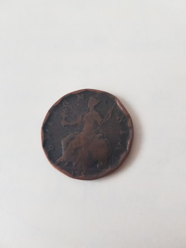 1753 moneda Britannia
