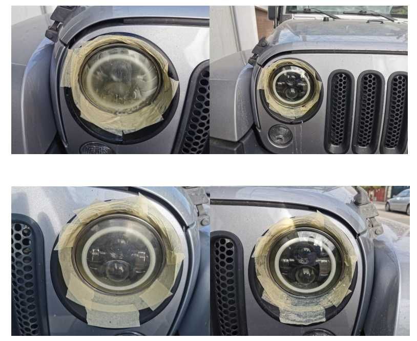 Reconditionare faruri la domiciliu