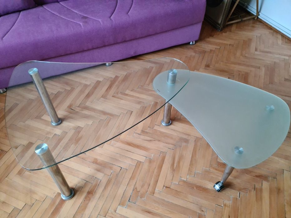 Măsuță sticla sufragerie