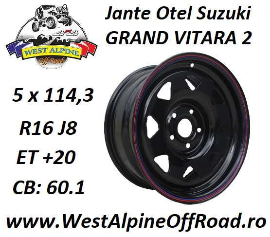 JANTE SUZUKI GRAND VITARA 2 5X114,3 R 16 7J ET+20 CB 60.1 din OTEL