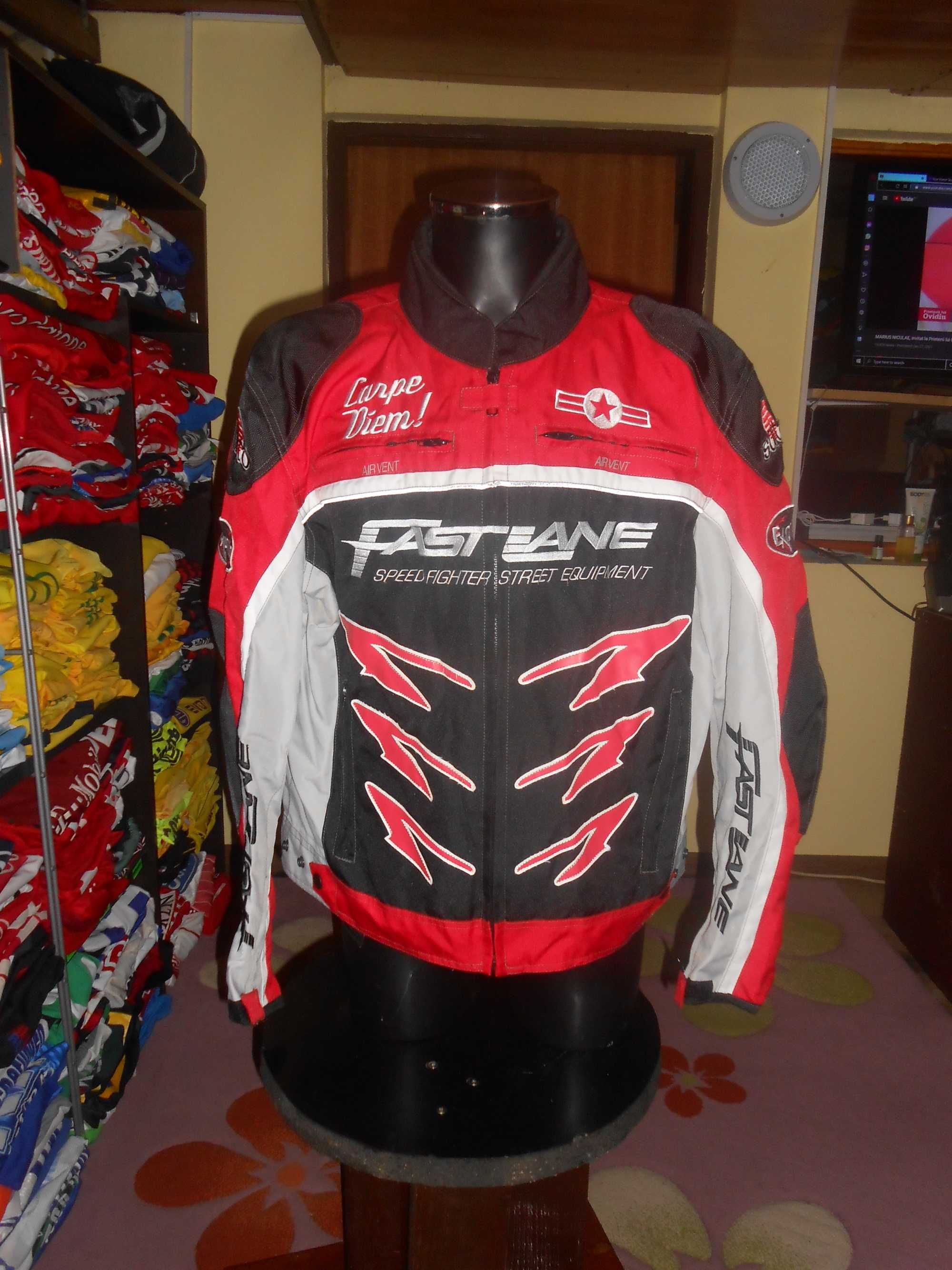 geaca de motociclisti fast lane marimea XL