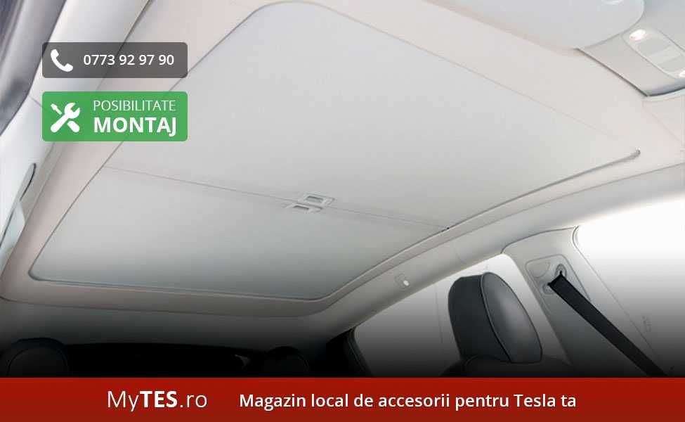 Parasolar retractabil plafon protectie UV - Tesla Model 3 / Y
