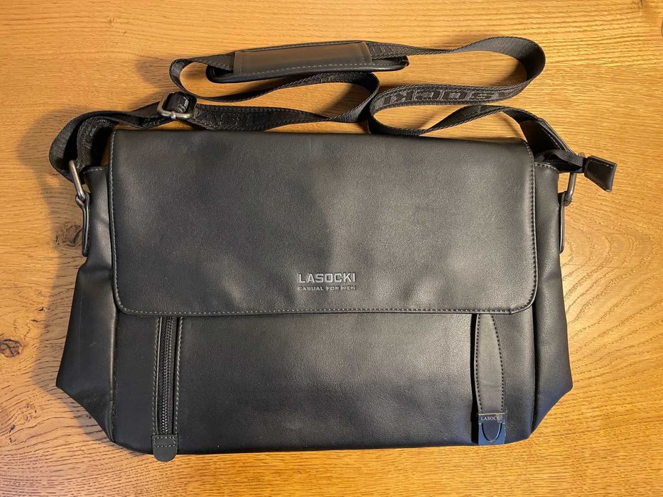 Geantă business din piele pentru laptop – nouă - Lasocki