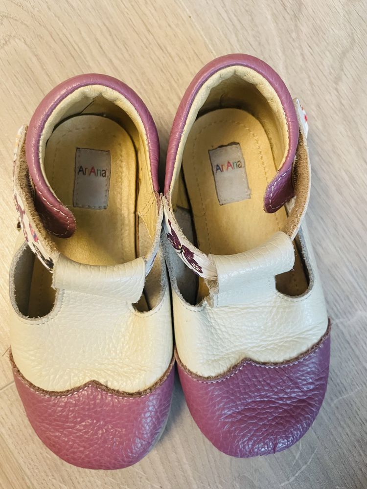 Pantofi piele naturala fete Ariana Baby Shoes, marimea 25
