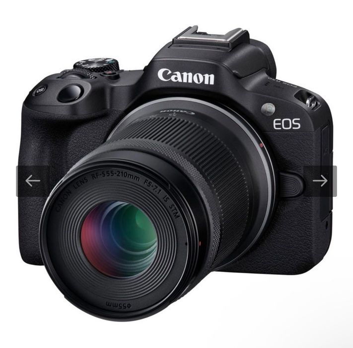 Безогледален фотоапарат CANON EOS R50 18-45+55-210 24.2 MPx, WI-FI, MI