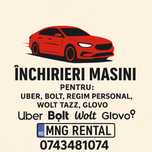 Inchiriez masini pentru uber, bolt sau in regim personal
