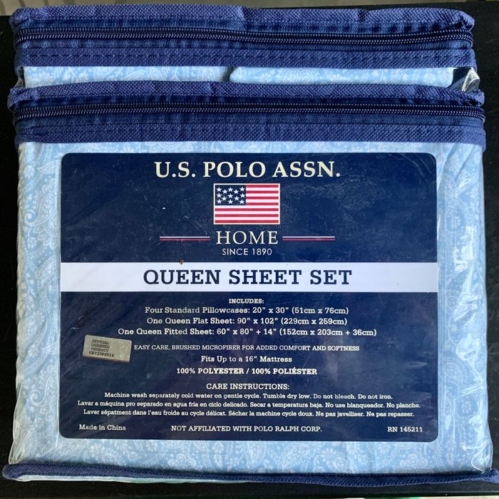 U.S. Polo assn • Комплект чаршафи от 6 части