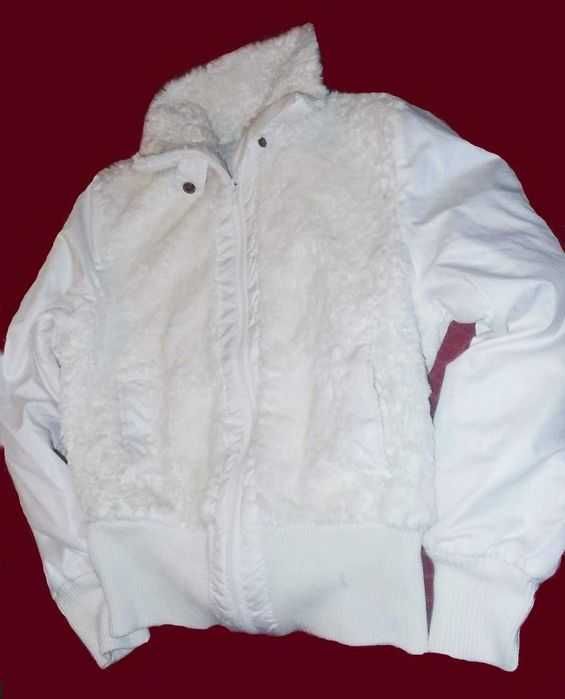 Geaca din fas și blana, model foarte frumos